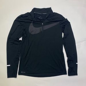 Men’s Nike dri fit running 3/4 zip long sleeve top